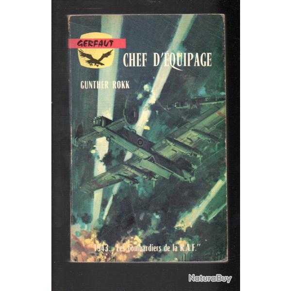 chef d'quipage de gunther rokk gerfaut poche aviation raf