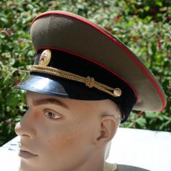 Casquette officier soviétique - armée de terre - taille 58 - neuve avec étiquette SDC25CSU005