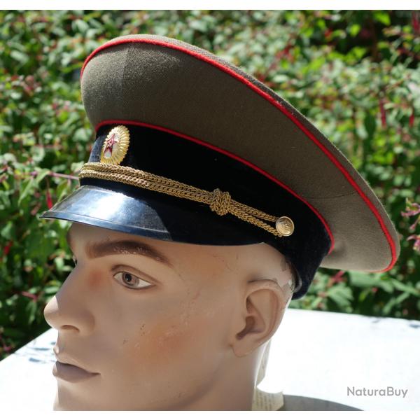 Casquette officier sovitique - arme de terre - taille 58 - neuve avec tiquette SDC25CSU005