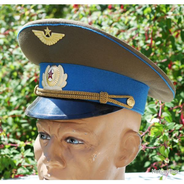 Casquette officier sovitique - arme de l'air - taille 55 - neuve avec son tiquette SDC25CSU001