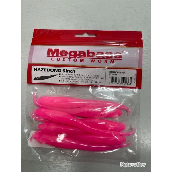 !! OPE -70%!! LEURRE MEGABASS HAZEDONG 5inch col BED IN PINK