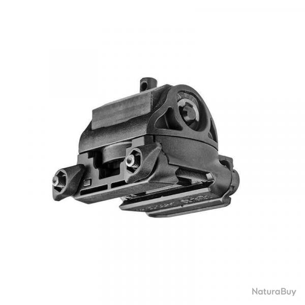 Adaptateur rotatif FAB Defense H-POD pour bipied Harris avec rail Picatinny - Noir