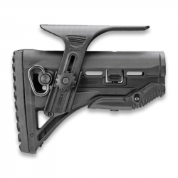 Crosse FAB Defense à absorption de recul GL-SHOCK CP avec appui joue pour AR15/M4 - Noir