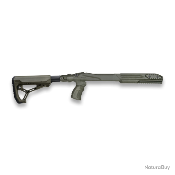 Crosse M4 kit de conversion FAB Defense pour Ruger R10/22 - Vert olive / Ruger R10/22