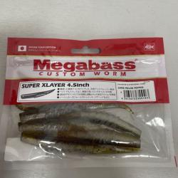 !! OPE -70% !! LEURRE MEGABASS SUPER XLAYER 4.5inch col DARK MELON PEPPER