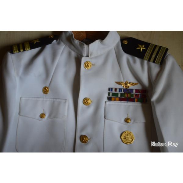 VAREUSE & PANTALON OFFICIER US MARINE-AMERICAN JACKET & TROUSERSUS NAVY-VIETNAM
