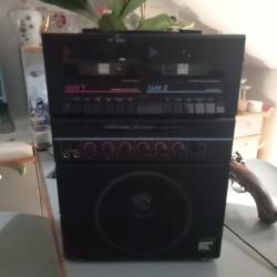 amplificateur double cassette hauteur 42 cm x 30 cm