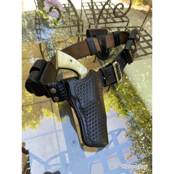 ceinture complte policier US anne 70-80