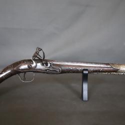 Pistolet à silex oriental - Travail des Balkans Ottoman, 19ème siècle