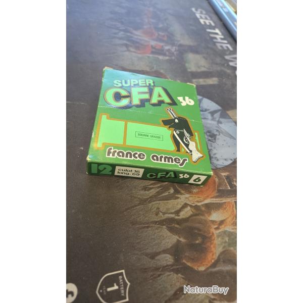 Boite de 10 munitions- unifrance- super CFA 36gr n6