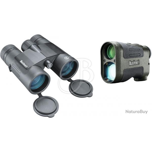 BUSHNELL - KIT AVEC JUMELLE PRIME 10X42 + TELEMETRE PRIME 1300 LRF