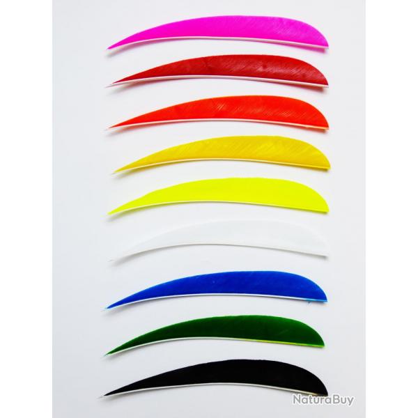 Trueflight - Plume naturelle parabolique 5" Noir