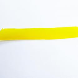 Bearpaw- Plume naturelle entière 10" Jaune fluo
