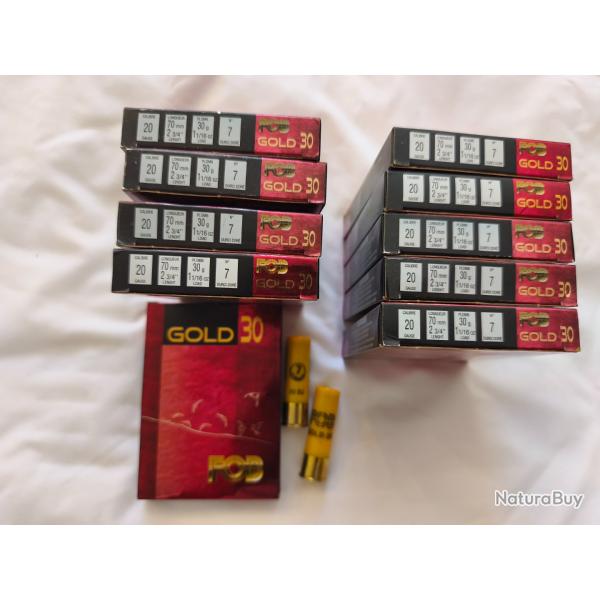 1 sans prix de rserve 100 fob gold calibre 20