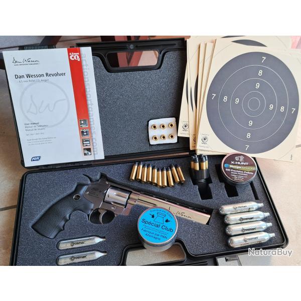Revolver ASG Dan Wesson 6" Silver Cal. 4,5 mm