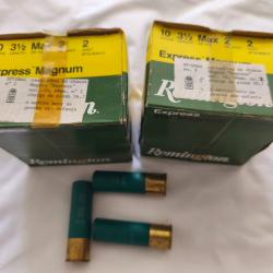 2 boîtes de 25 cal10 remington 10/89 numéro 2
