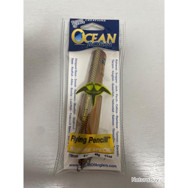 !! OPE -70% !! LEURRE OCAN BORN FLYING PENCILL COL AGL