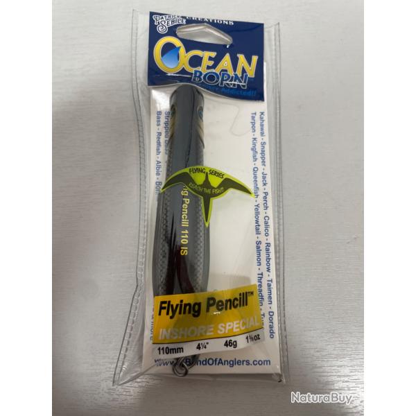 !! OPE -70% !! LEURRE OCAN BORN FLYING PENCILL COL BKS