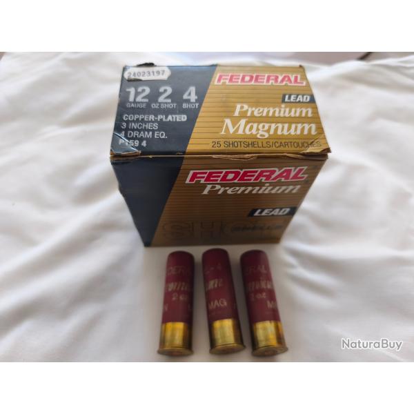 1 bote neuve fdral magnum cal12 56gr num4