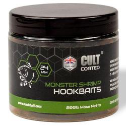 Bouillettes Nash Monster Shrimp Cult Coated Hookbaits 24mm