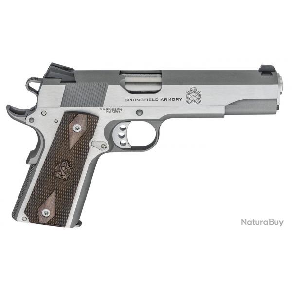 Pistolet 45ACP 1911 Garrison Springfield Armory INOX