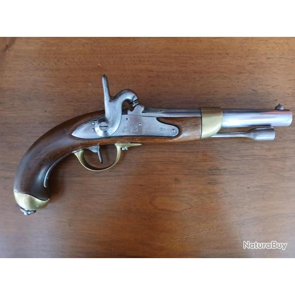 PISTOLET DE CAVALERIE Mle  T Bis superbe tat