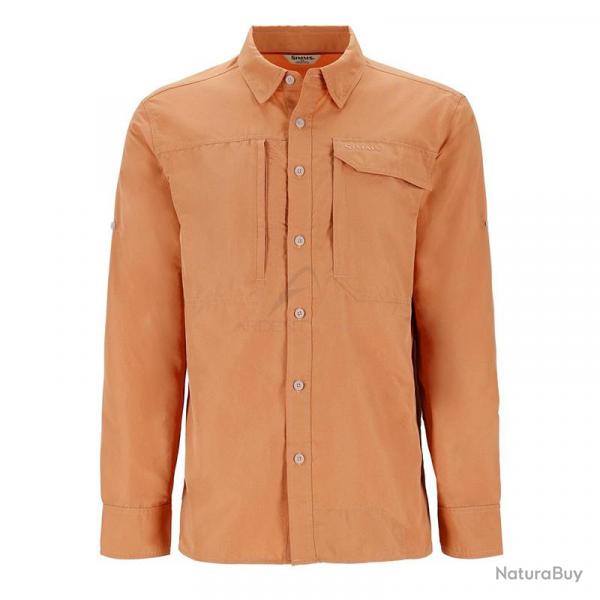 Chemises SIMMS Guide Shirt Orange Maple XL