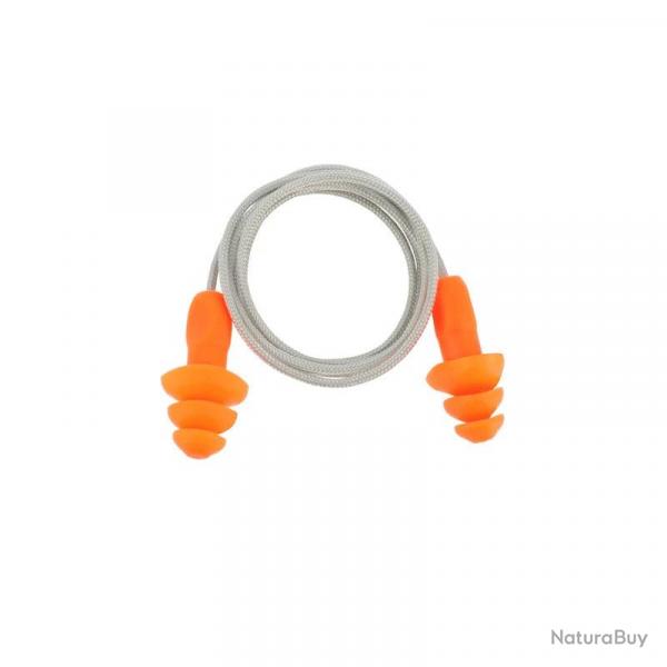 Bouchons d'oreille en TPE avec tui - 50 paires