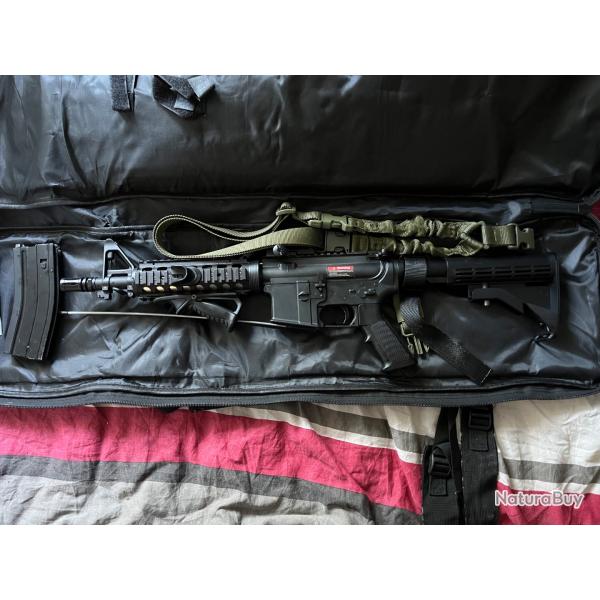 Pack M4 GBBR complet + Viseur ACOG + accessoires