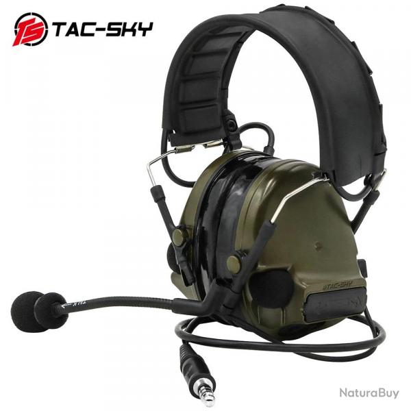 TAC-SKY Casque Audio Type Comtac III - Foliage Green