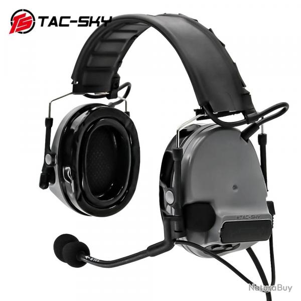 TAC-SKY Casque Audio Type Comtac III - Gris