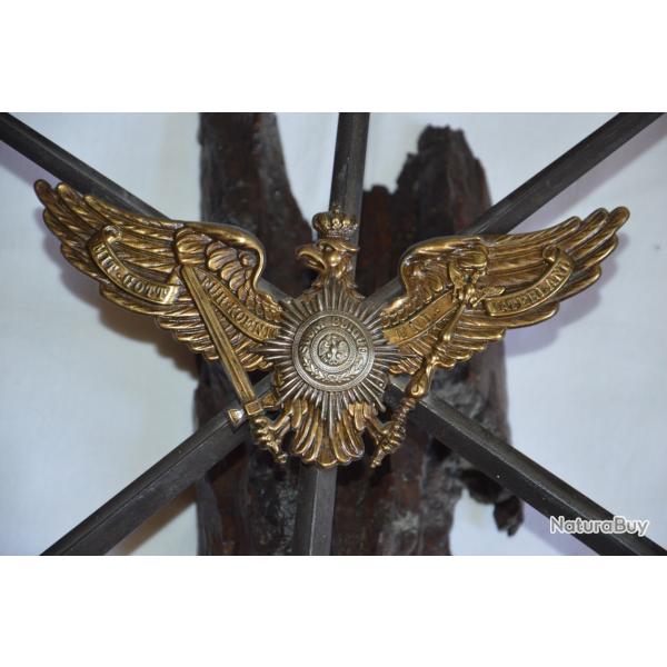 TROPHEE SOUVENIR PRUSSIEN GUERRE DE 1870/1871-PLAQUE CASQUE A POINTE DE LA GARDE-BAIONNETTES DREYSE