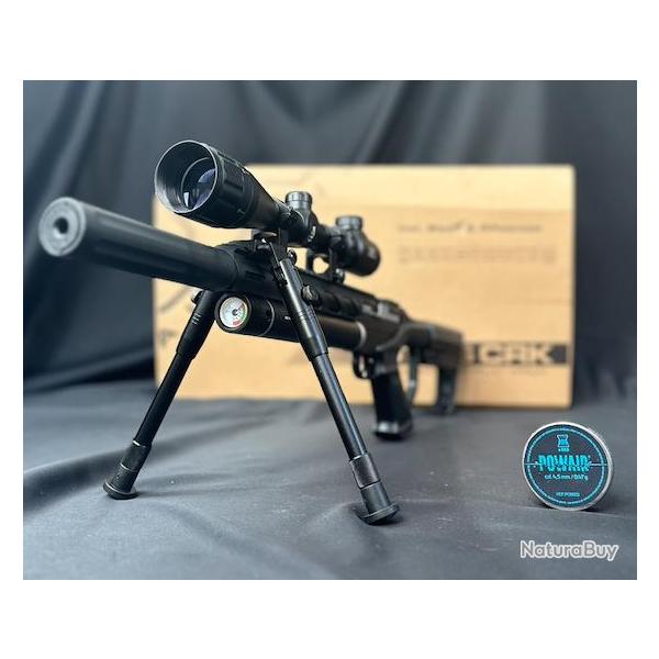 PACK PRT A TIRER NOUVEAUT 2025 CARABINE UX NOTOS CARBINE PCP LUNETTE 3-9X40 CAL 4.5MM 16 J