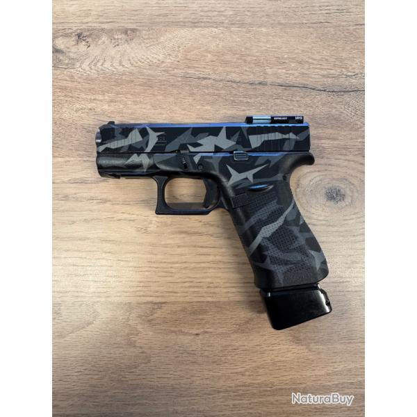 Glock 43 X Custom Cerakote 9x19