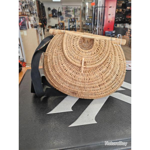 Panier de pche fait main - rotin 3.5mm