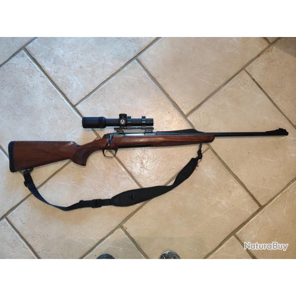 CARABINE BROWNING X-BOLT 7X64 + LUNETTE BATTUE ET SYSTEME AMOVIBLE MONTAGE PIVOTANT