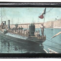 CPA - Marine Militaire -  " Marseille " - Le Torpilleur Kabyle dans le Vieux Port N&deg;3551