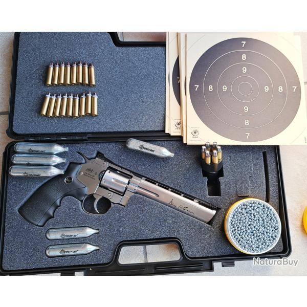 Revolver ASG Dan Wesson 6" Silver cal. 6 mm BB