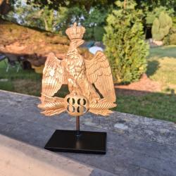 Plaque aigle laiton