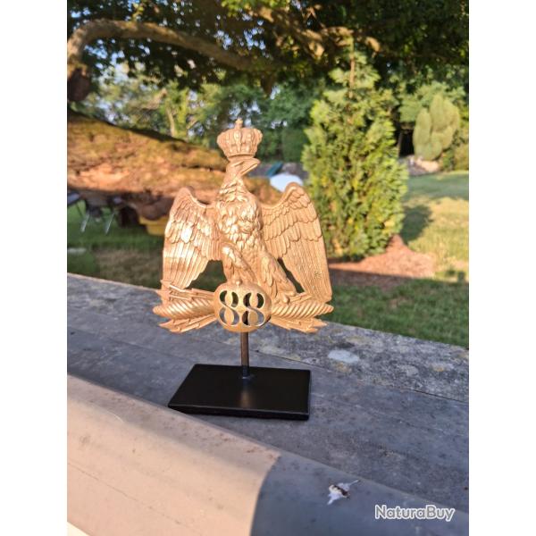 Plaque aigle laiton