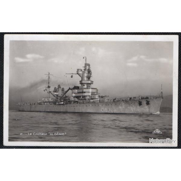 CPA - Marine Militaire -ST..Croiseur " ALGERIE "  N3564