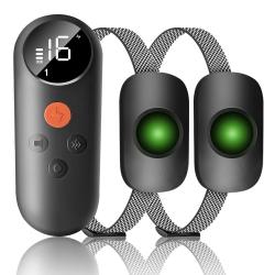 2x Colliers Dressage Intelligent pour Chien 3 Modes  Étanche Télécommande Rechargeable Noir
