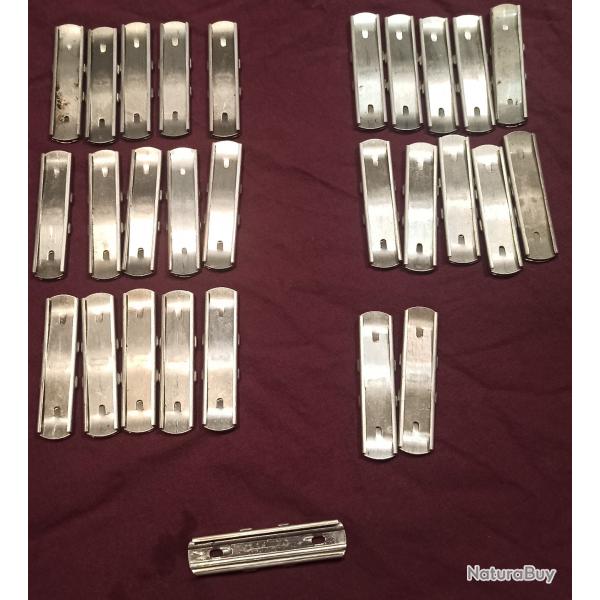LOT 27 CLIPS CHAGEMEMENT FUSIL MAS36 7,5x54 LAME CHARGEUR