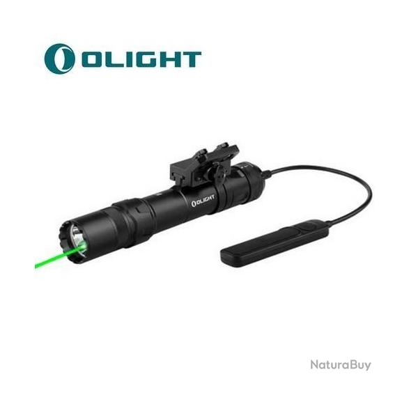 Promotion ! - Lampe Torche Olight Odin GL M - 1500 Lumens - Fixation M-LOK et Switch - Laser Vert