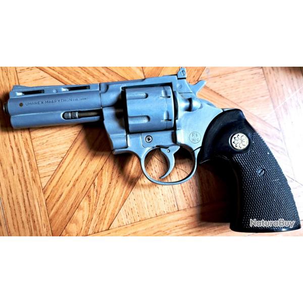 Revolver UMAREX Mod. PYTHON 4'',Calibre .380K / 9 mm PAK, Catgorie D, PTB 282-2, Trs bon tat