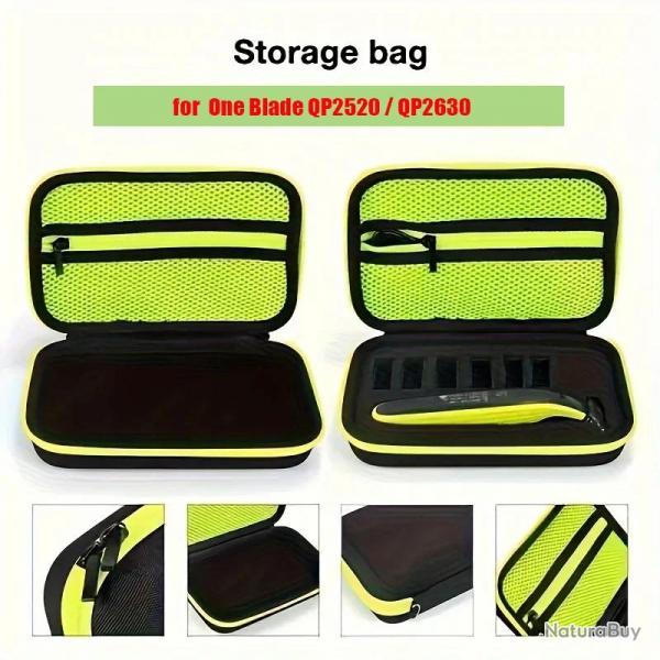 Lame de Rechange Rasoir Tondeuse Compatible OneBlade, Modele: 1box Vide QP2520/2630