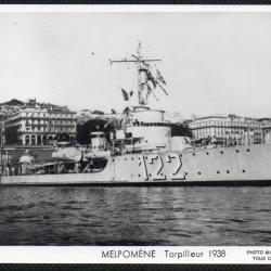 CPA - Marine Militaire - MELPOMENE TORPILLEUR 1938 - N°1484