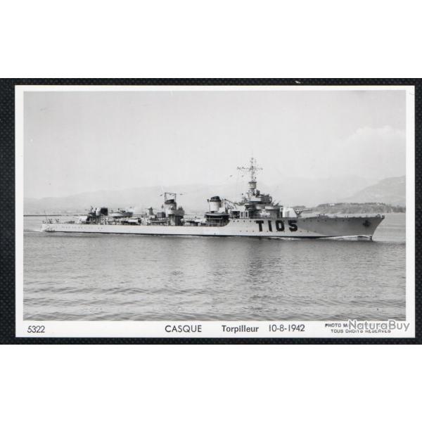 CPA - Marine Militaire - CASQUE TORPILLEUR 10 -8-1942 N1485