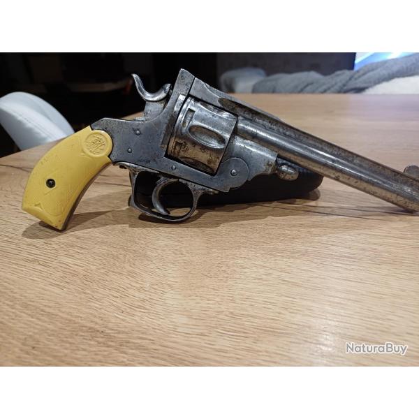 revolver  brisure calibre 45 poudre noire type warnant catgorie  D