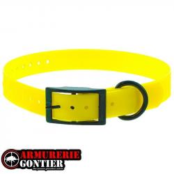 Collier CANIHUNT XTREM PU JAUNE 650mmx25mm